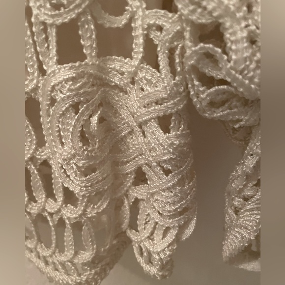 Dialogue lace‎ like macrame style lined jacket SzL - Picture 7 of 10